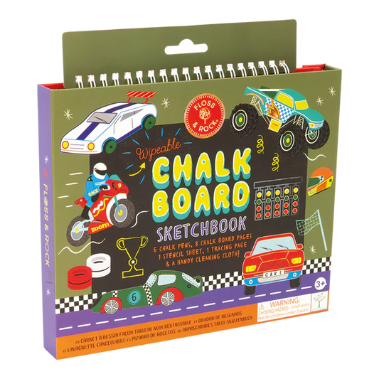 Chalk Board Sketchbook - Cars