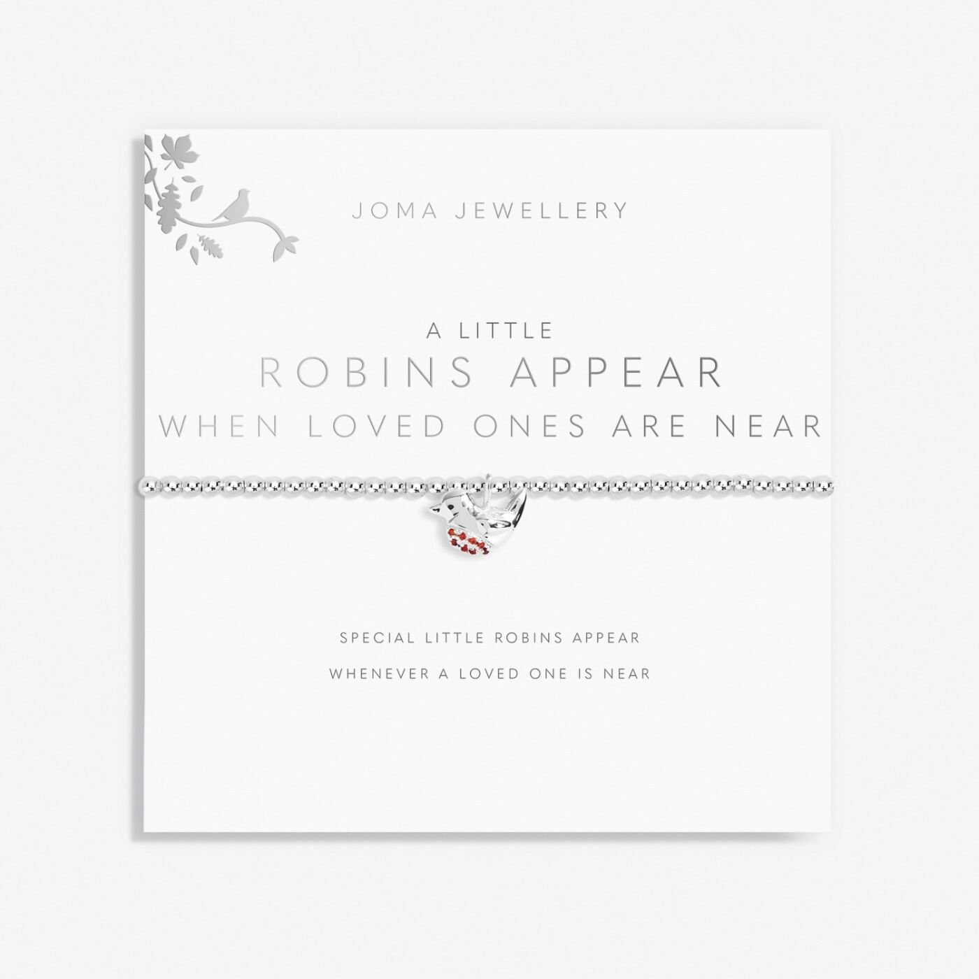 Joma Jewellery A Little Robins Appear Bracelet