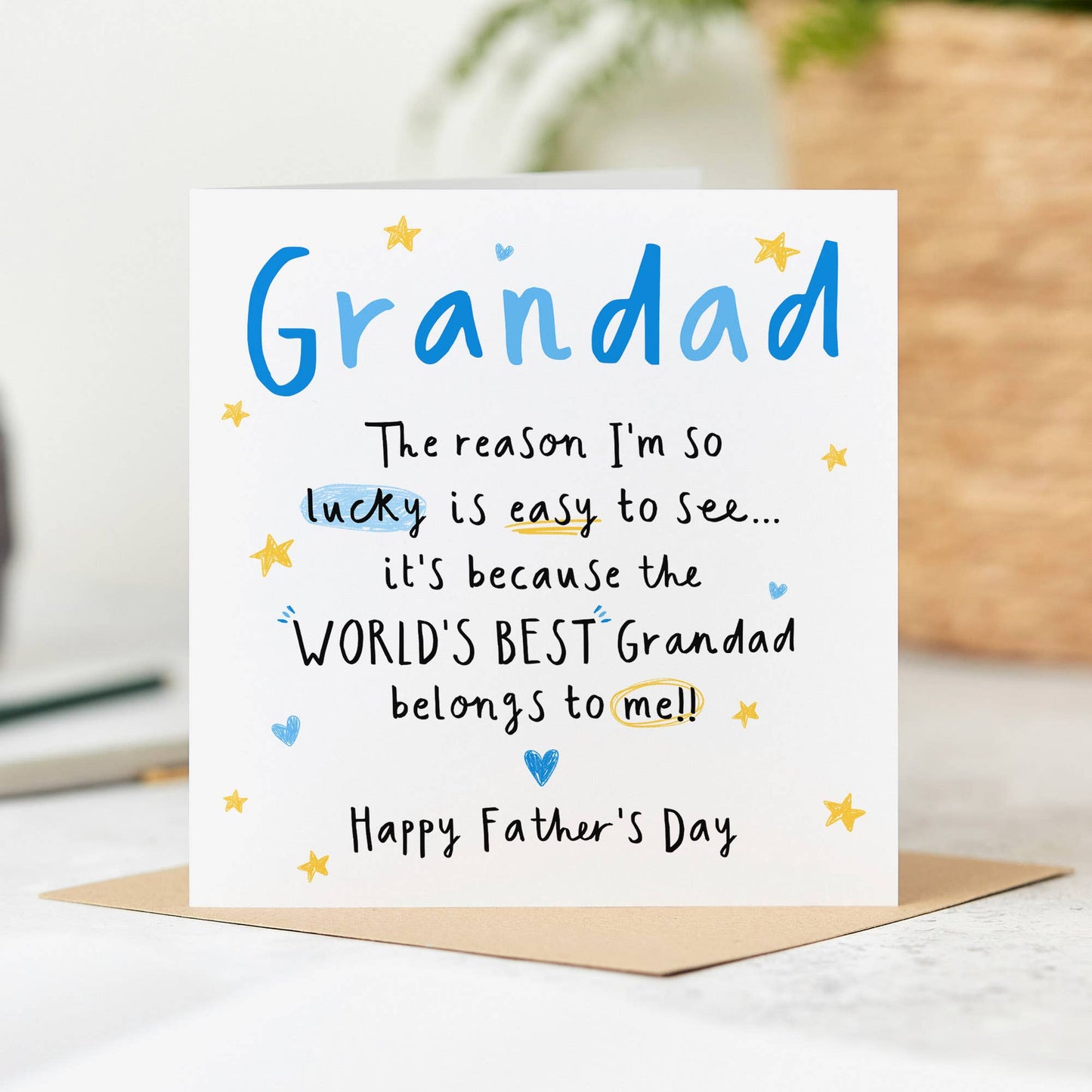 World's Best Grandad Father's Day Card