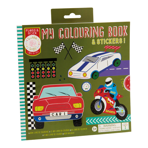 Scribble Sniffs My Colouring Book - Cars