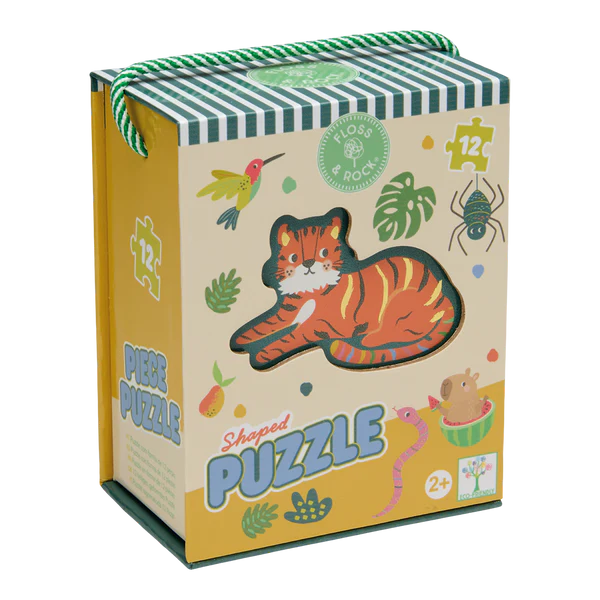 12-piece Shaped Puzzle - Jungle