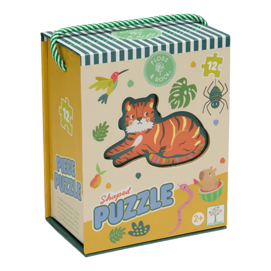 12-piece Shaped Puzzle - Jungle