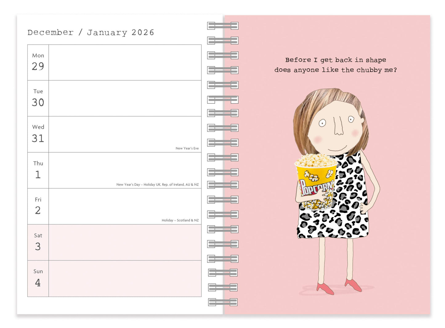 Rosie Made a Thing A5 Wiro 2026 Diary