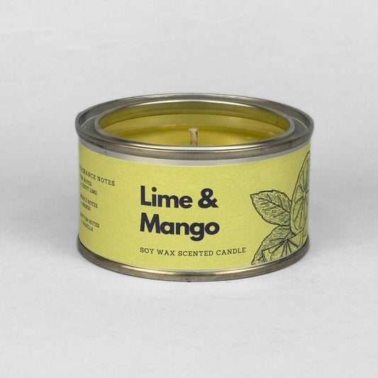 Lime & Mango Paint Tin Candle | Scent Palette
