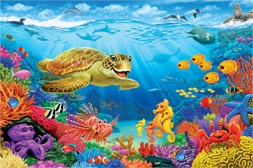 Ocean Reef (35 piece) Floor Puzzle