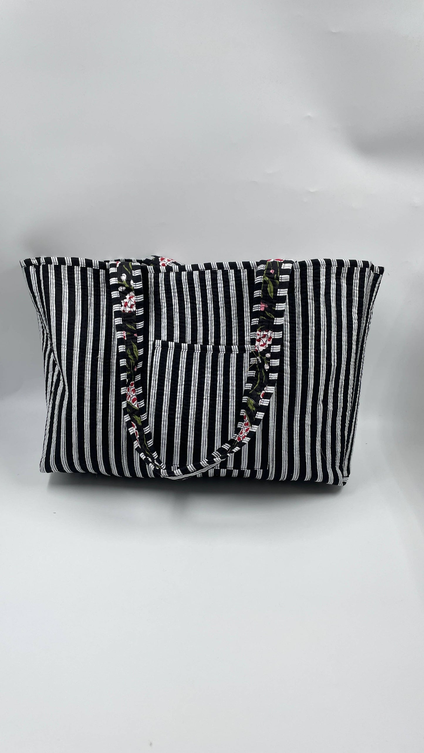 100% Cotton Kantha Quilted Boho Reversible (Small) Tote