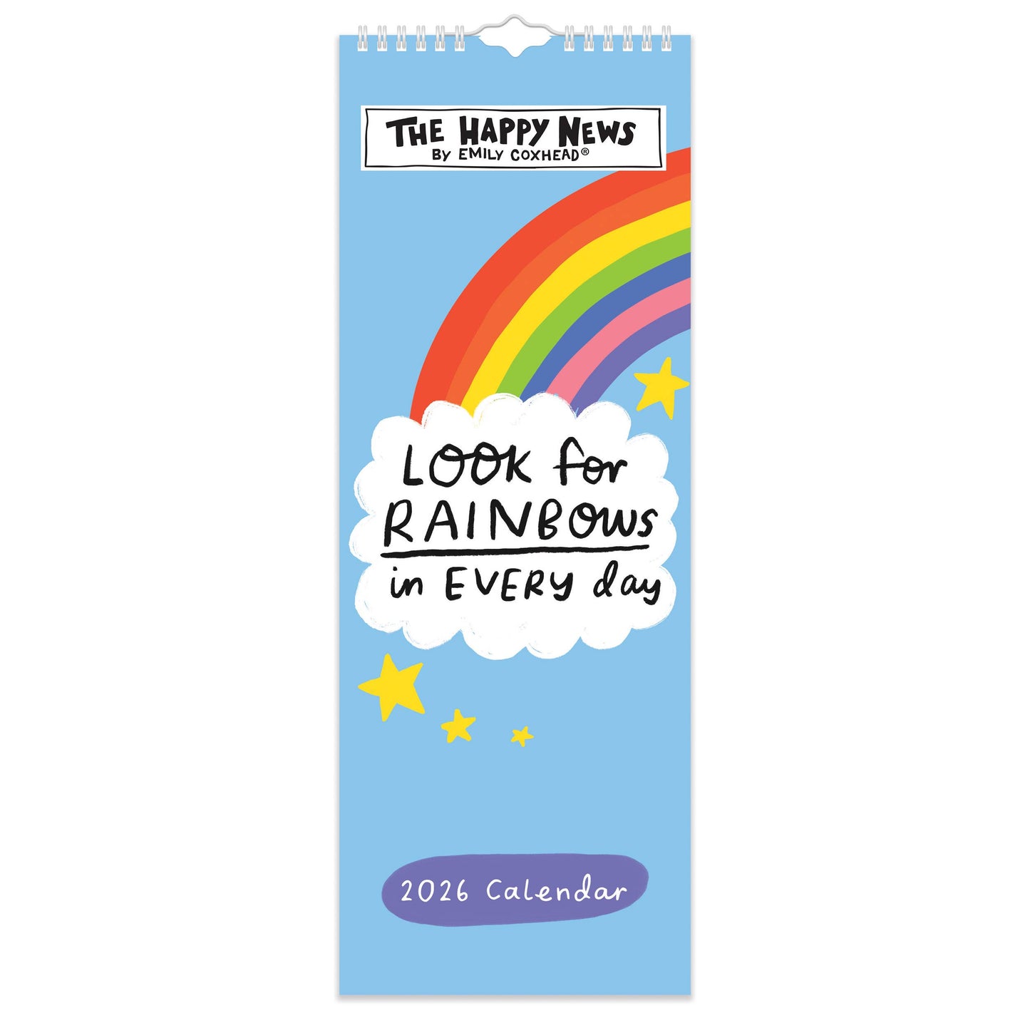 Happy News Slim 2026 Calendar