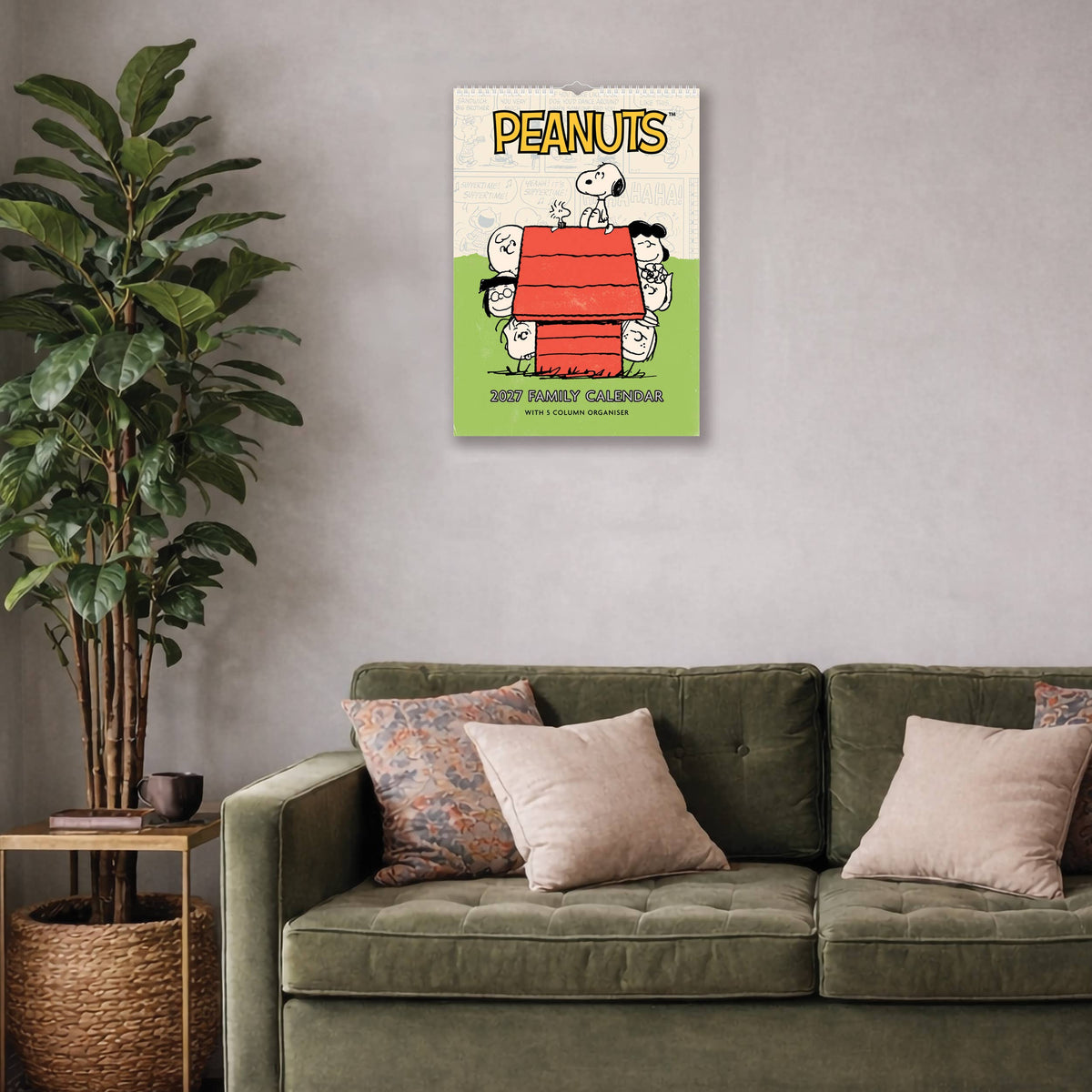 Peanuts 2027 A3 Family Calendar