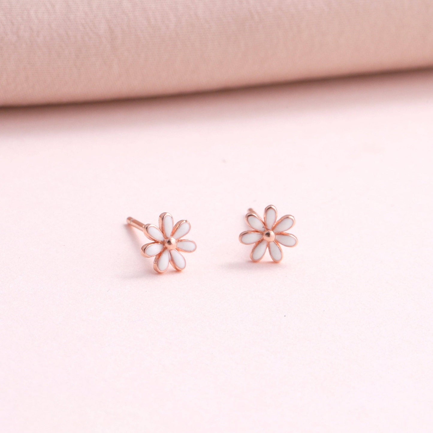 BT021 Earrings In A Message Bottle 'Friends Forever': Rose Gold