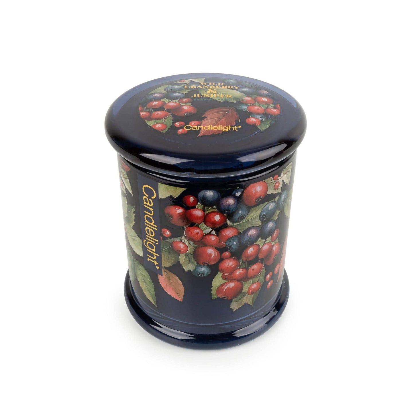 Large Glass Jar Cranberry & Juniper