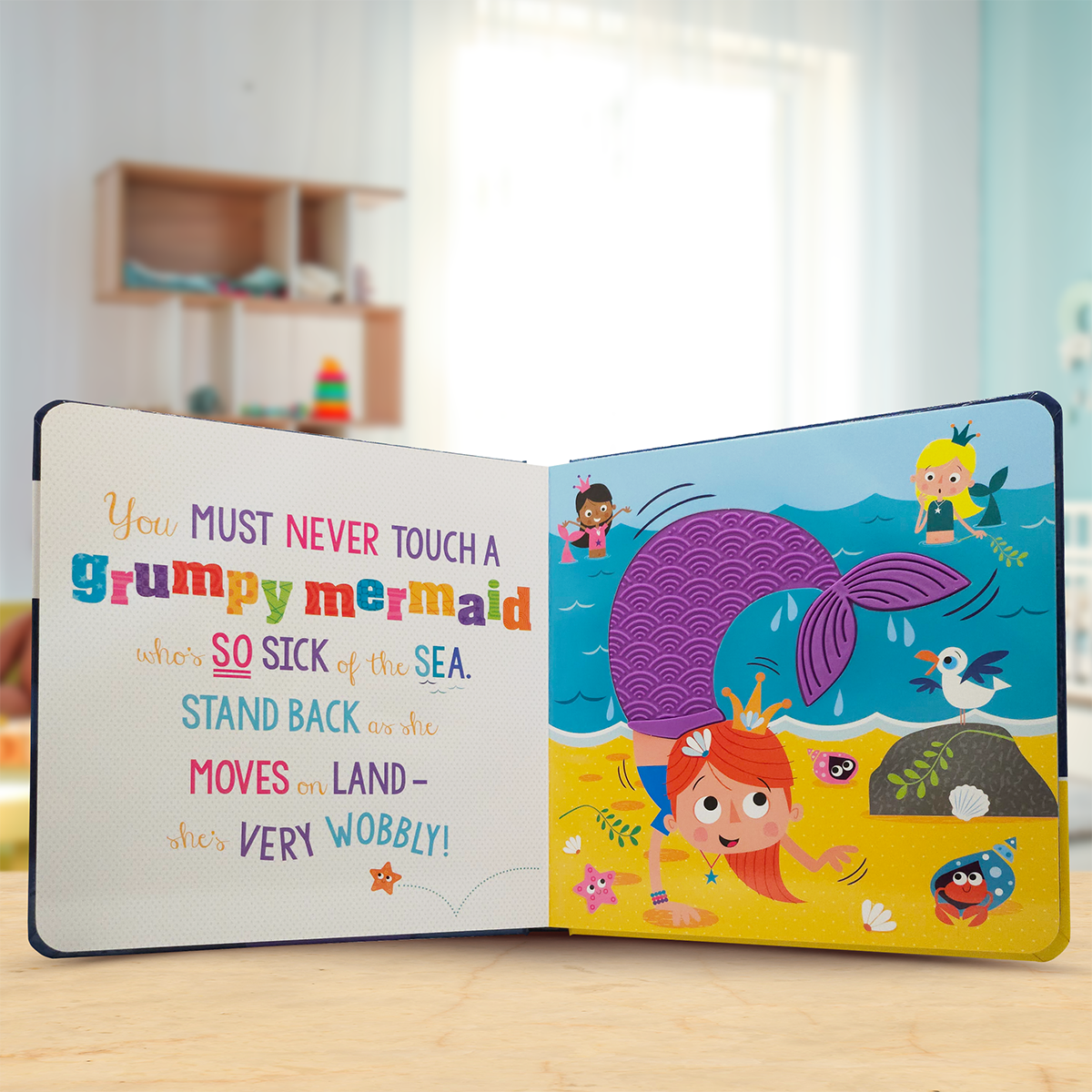Never Touch a Grumpy Unicorn! Touch and Feel Book