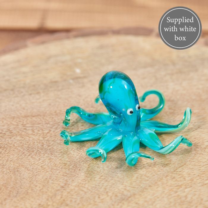 GLASS OCTOPUS ORNAMENT