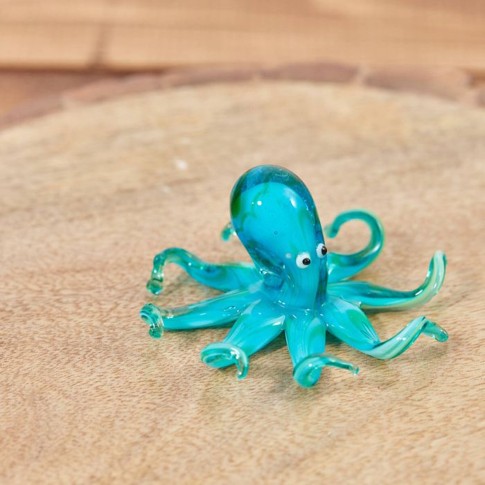 GLASS OCTOPUS ORNAMENT