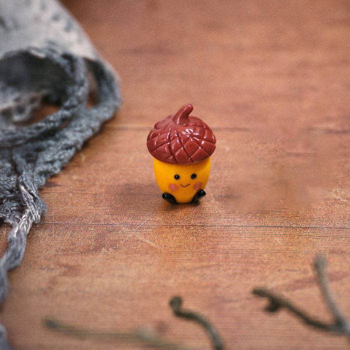 Glass Acorn Ornament