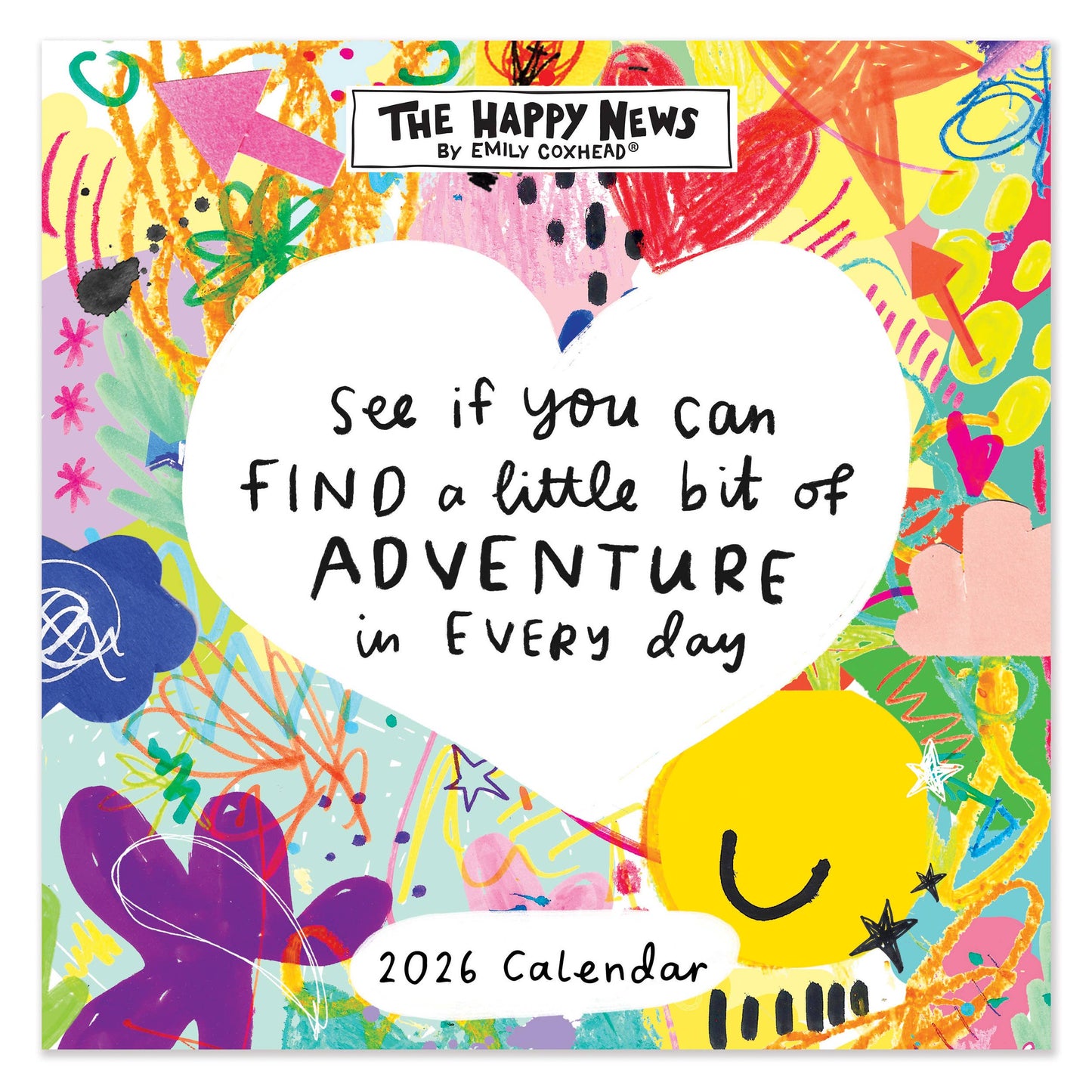 Happy News Square 2026 Calendar