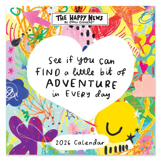 Happy News Square 2026 Calendar