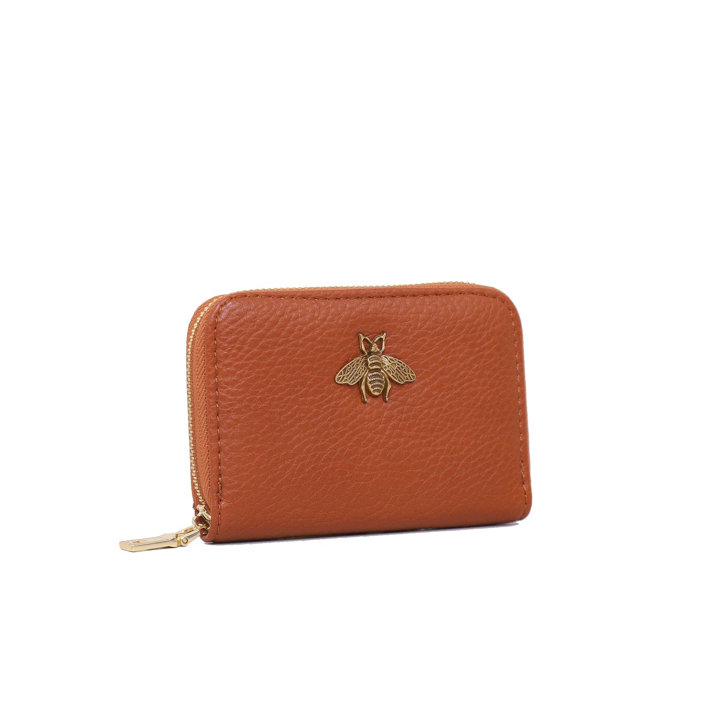 KB11 RFID Zip Card Holder with Bee Detail: Duck Egg Blue