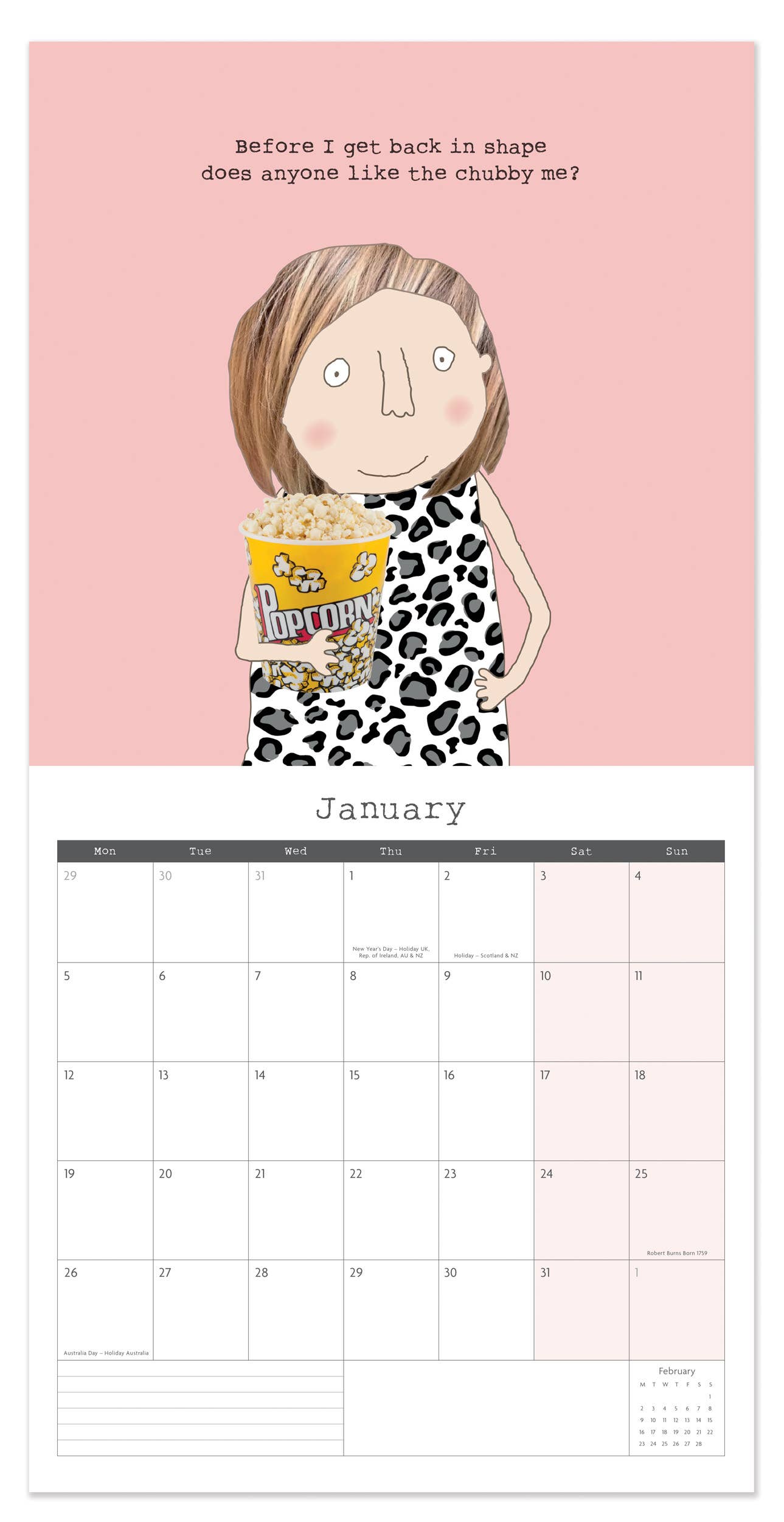 Rosie Made a Thing Square 2026 Calendar