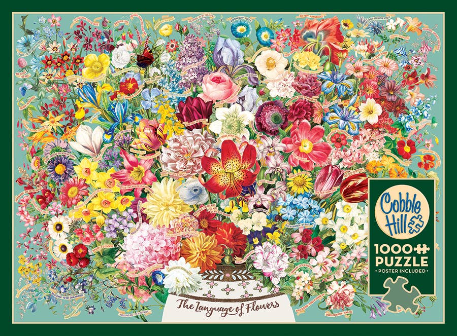 Language of Flowers 1000 Piece Puzzle + Poster