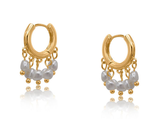 DAPHNE PETITE BRASS EARRINGS: GOLD
