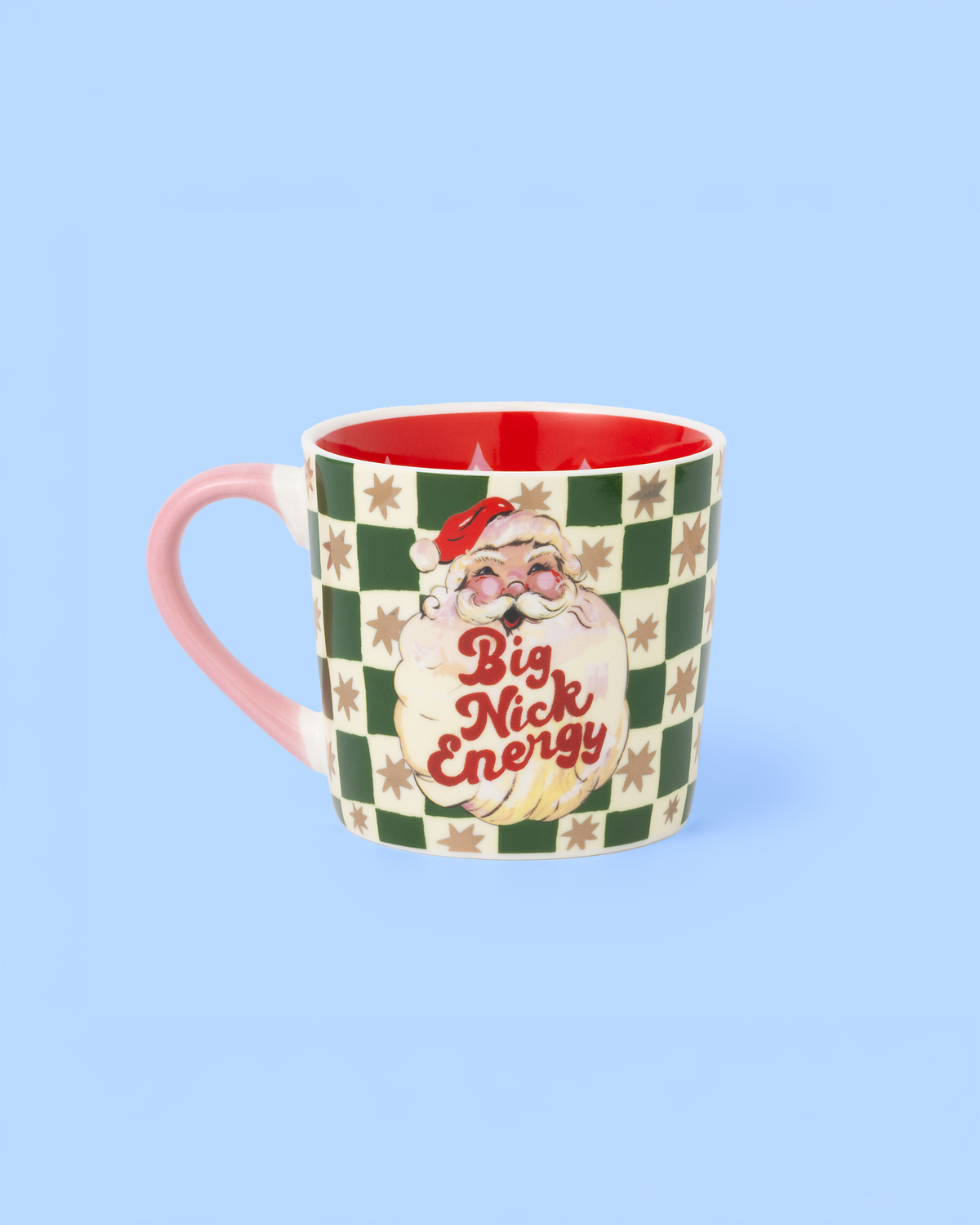 Big Nick Energy Checkerboard Mug