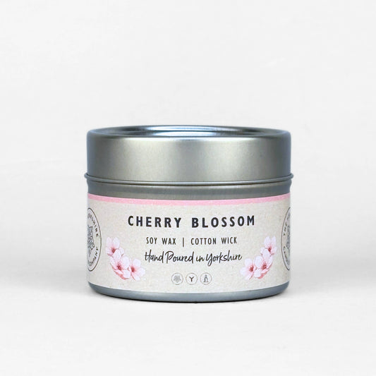Cherry Blossom Small Tin | Scented Candle | Soy Wax