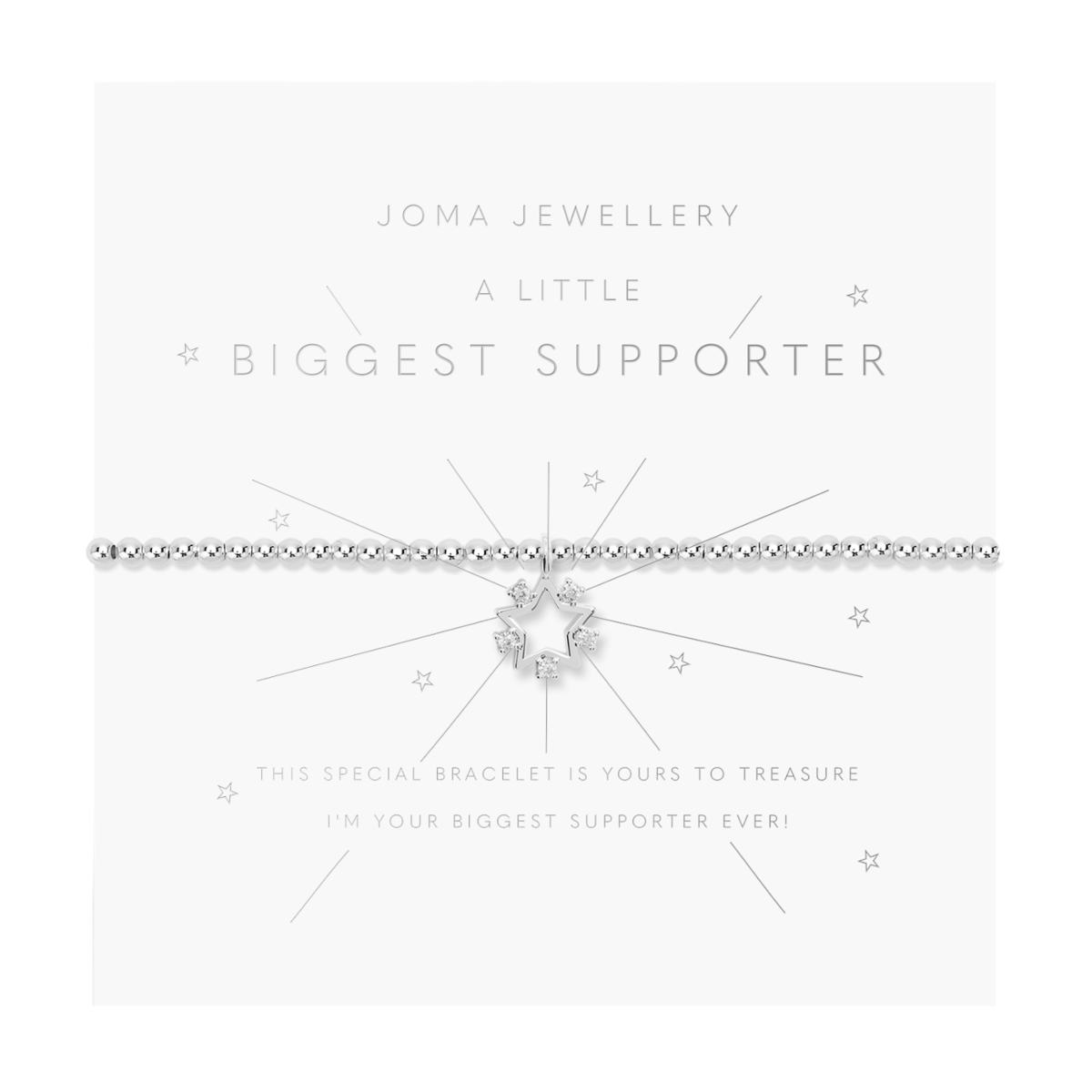 Joma Jewellery A Little Biggest Supporter Bracelet