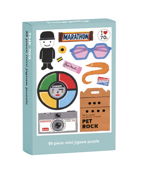 Sale - In the 70's - 99 Piece Mini Jigsaw Puzzle