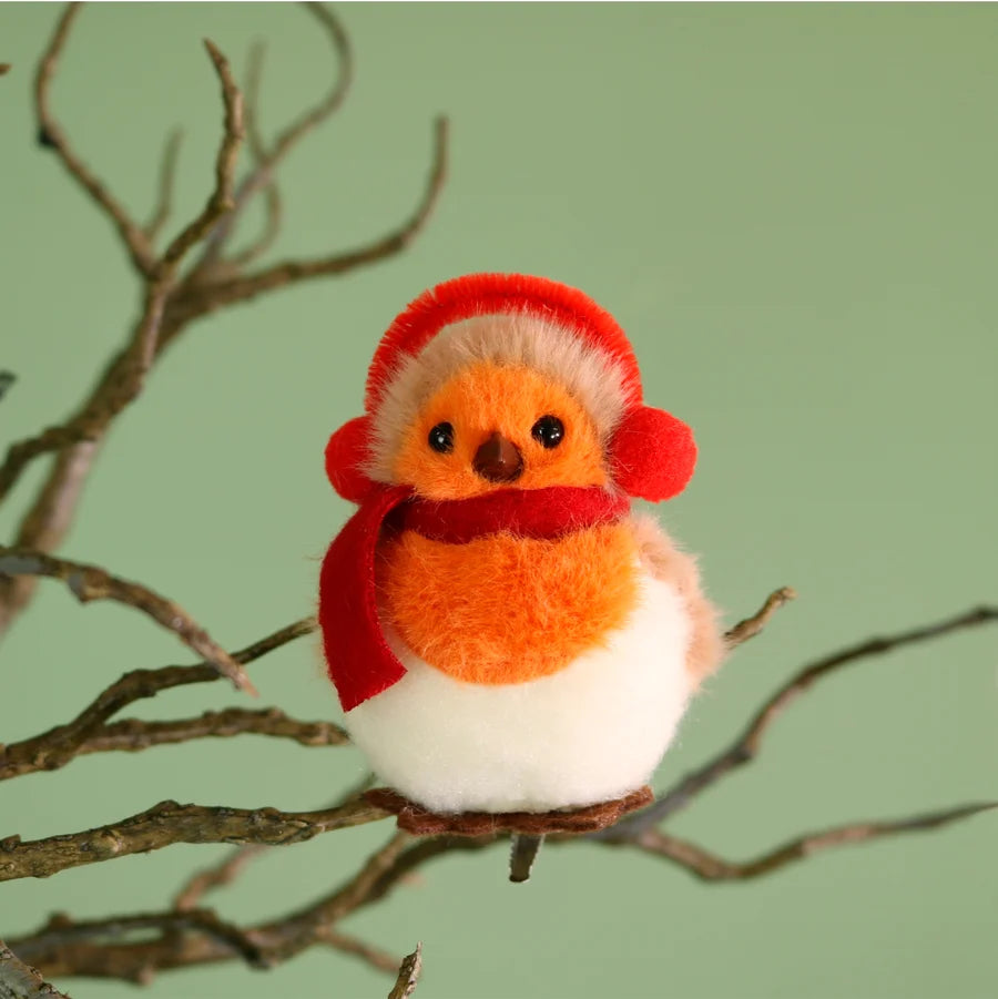 Festive Robins Clip Decoration