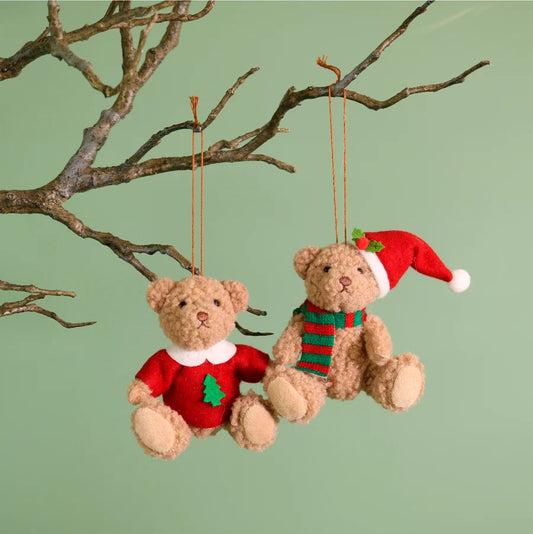 Festive Hanging Bears No3.