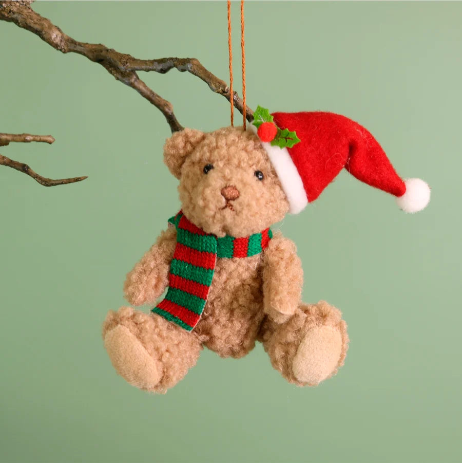 Festive Hanging Bears No3.