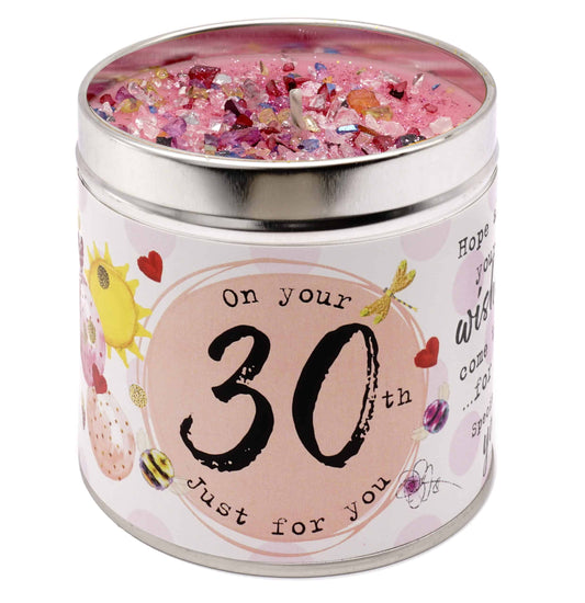 JUST BECAUSE AGE CANDLES – 30TH