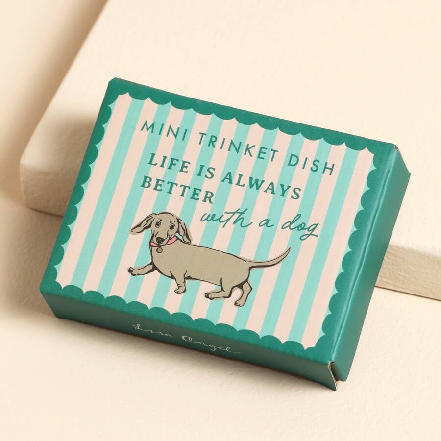 Sale - Life Is Always Better With A Dog Trinket Dish