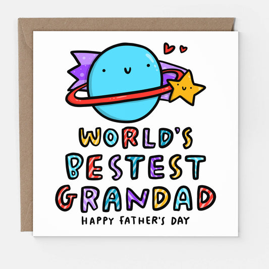 Father's Day Card for Grandad - World's Bestest