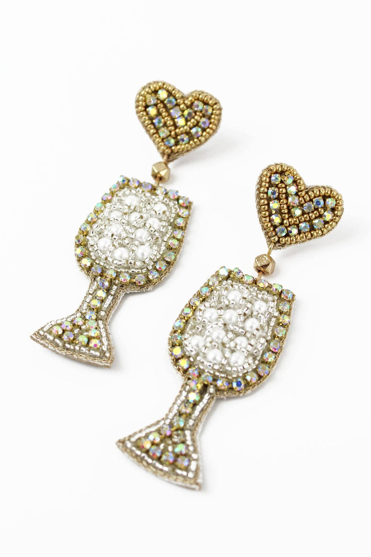 WHITE WINE SPRITZER EARRINGS