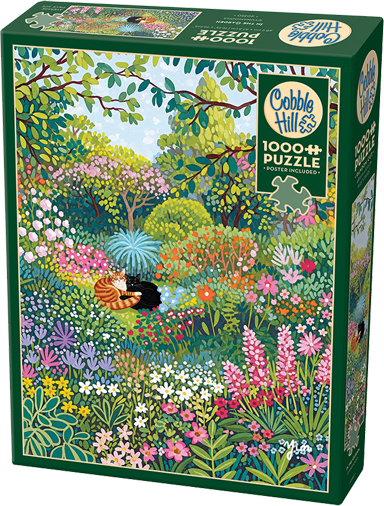 In the Garden 1000 Piece Cobble Hill Puzzle + Poster