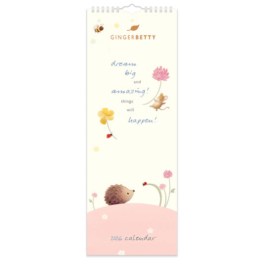 Ginger Betty Slim 2026 Calendar