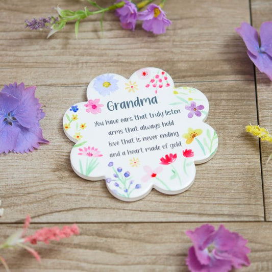 Grandma Flower Coaster