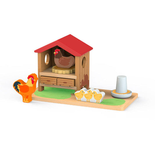 JUMINI Chicken Coop Set