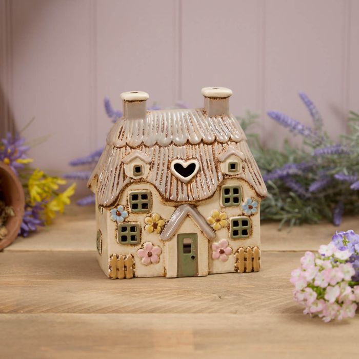 Thatched Cottage Tea Light Holder