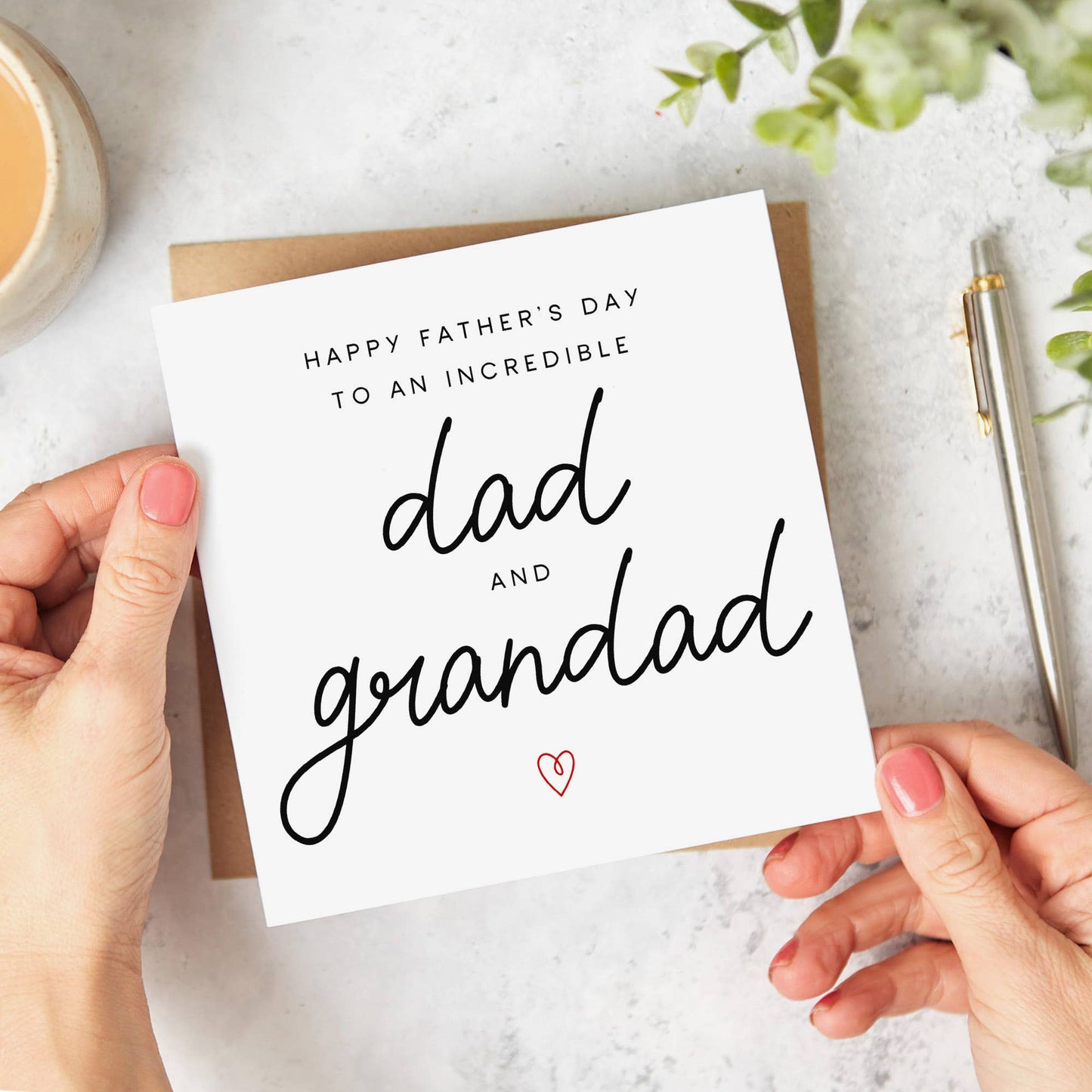 Dad and Grandad Father's Day Card