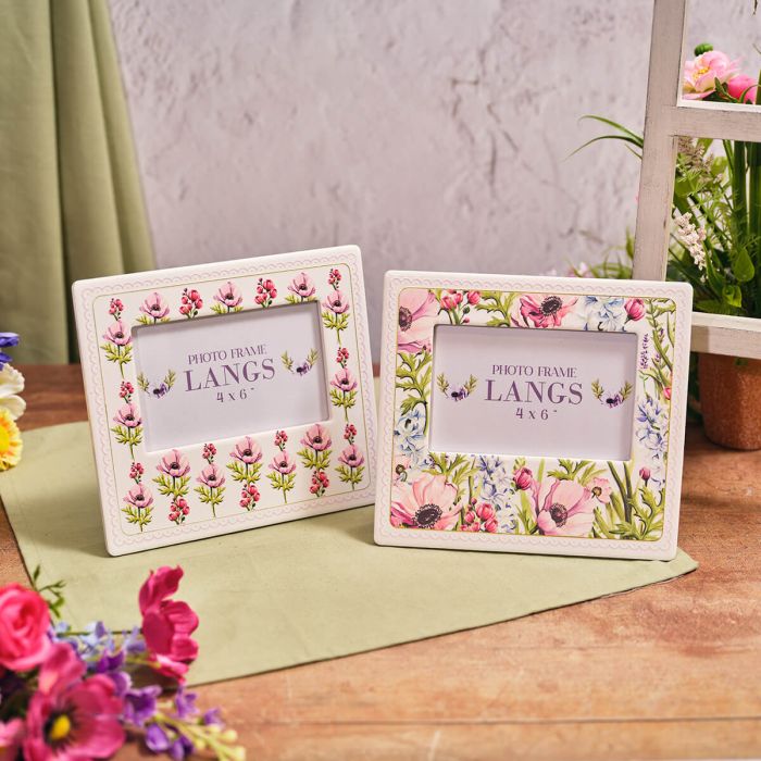 Floral Ceramic Photo Frame