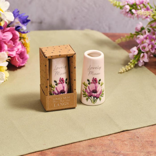 Floral Mini Vase - Mum