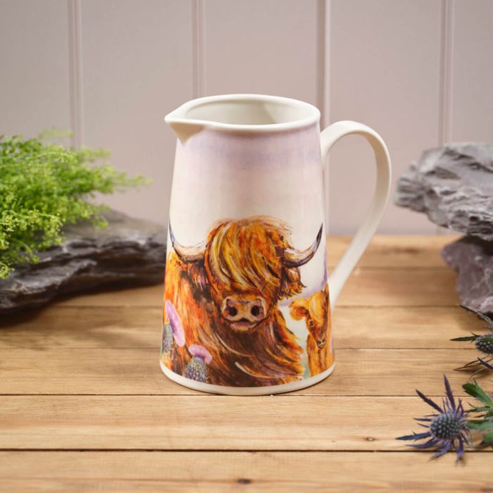 Highland Cow Jug