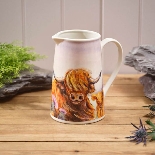 Highland Cow Jug