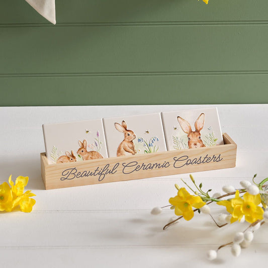 Meadow Fields Ceramic Coasters