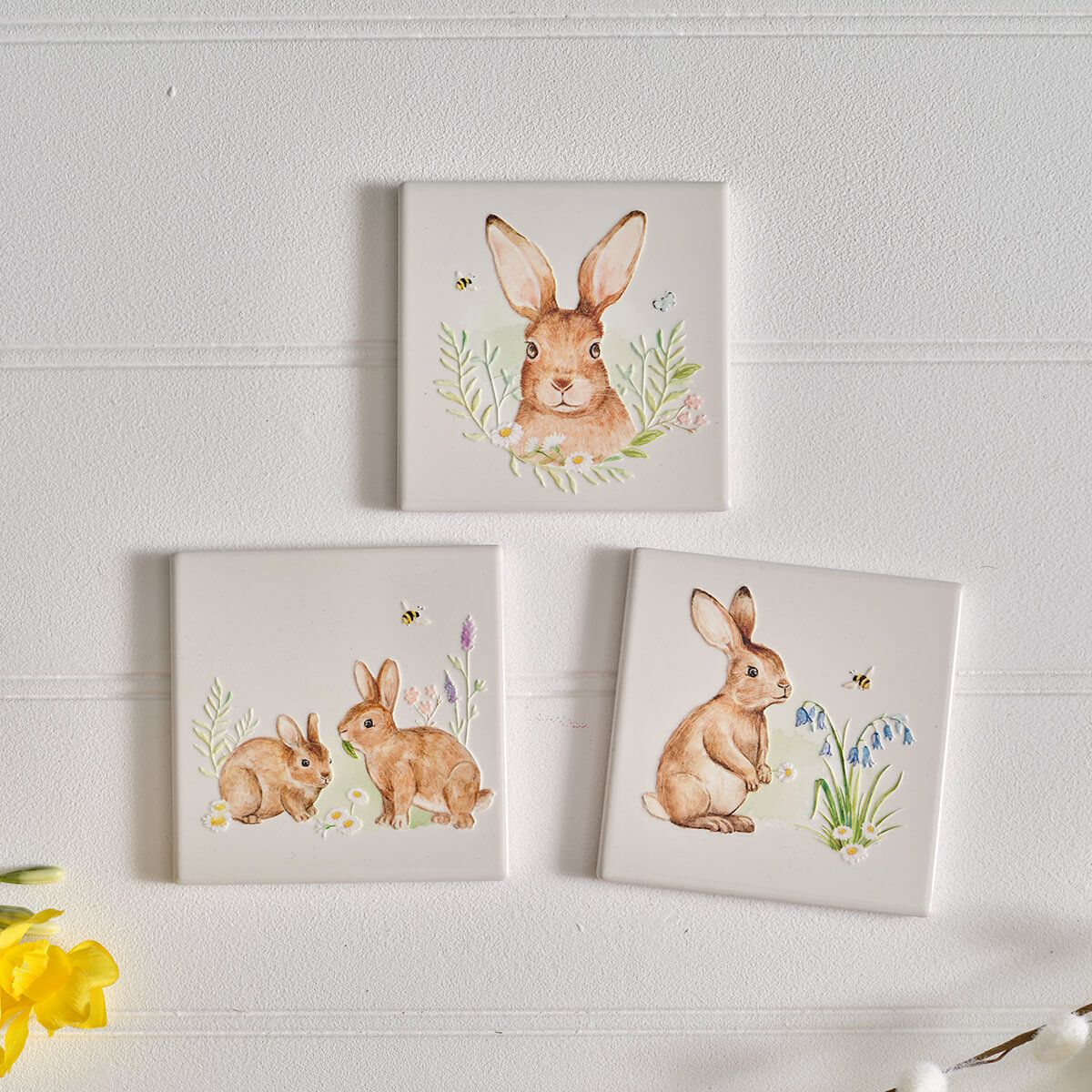 Meadow Fields Ceramic Coasters