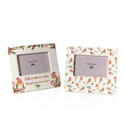 Langs - Festive Robins Appear Photo Frame