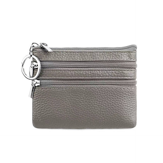 001 Zipper Coin Purse: Gray