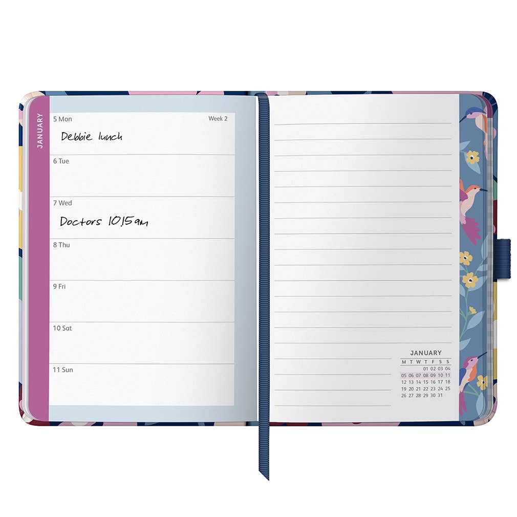 2026 A6 Diary, Weekly Planner, To Do Lists & Notes | Floral